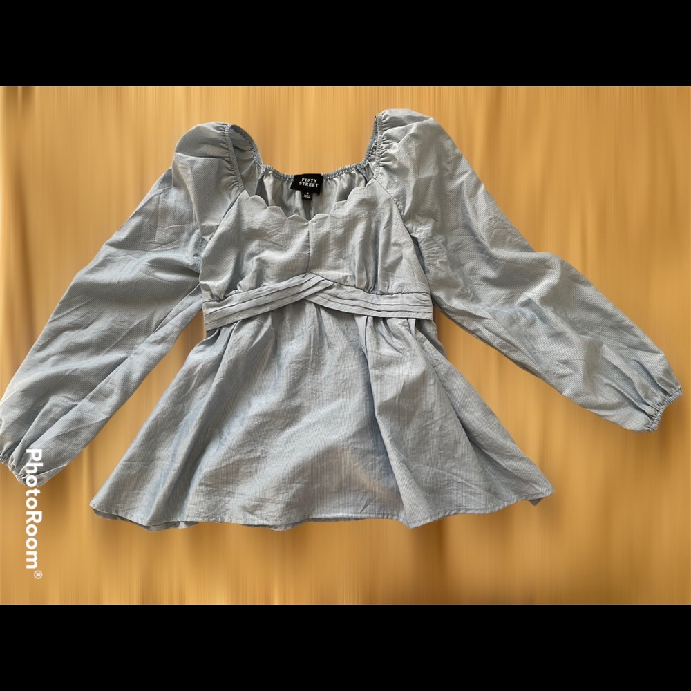 Fifty Street Blue Blouse